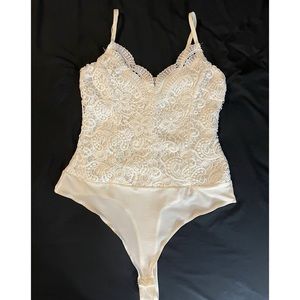 White Lace Bodysuit